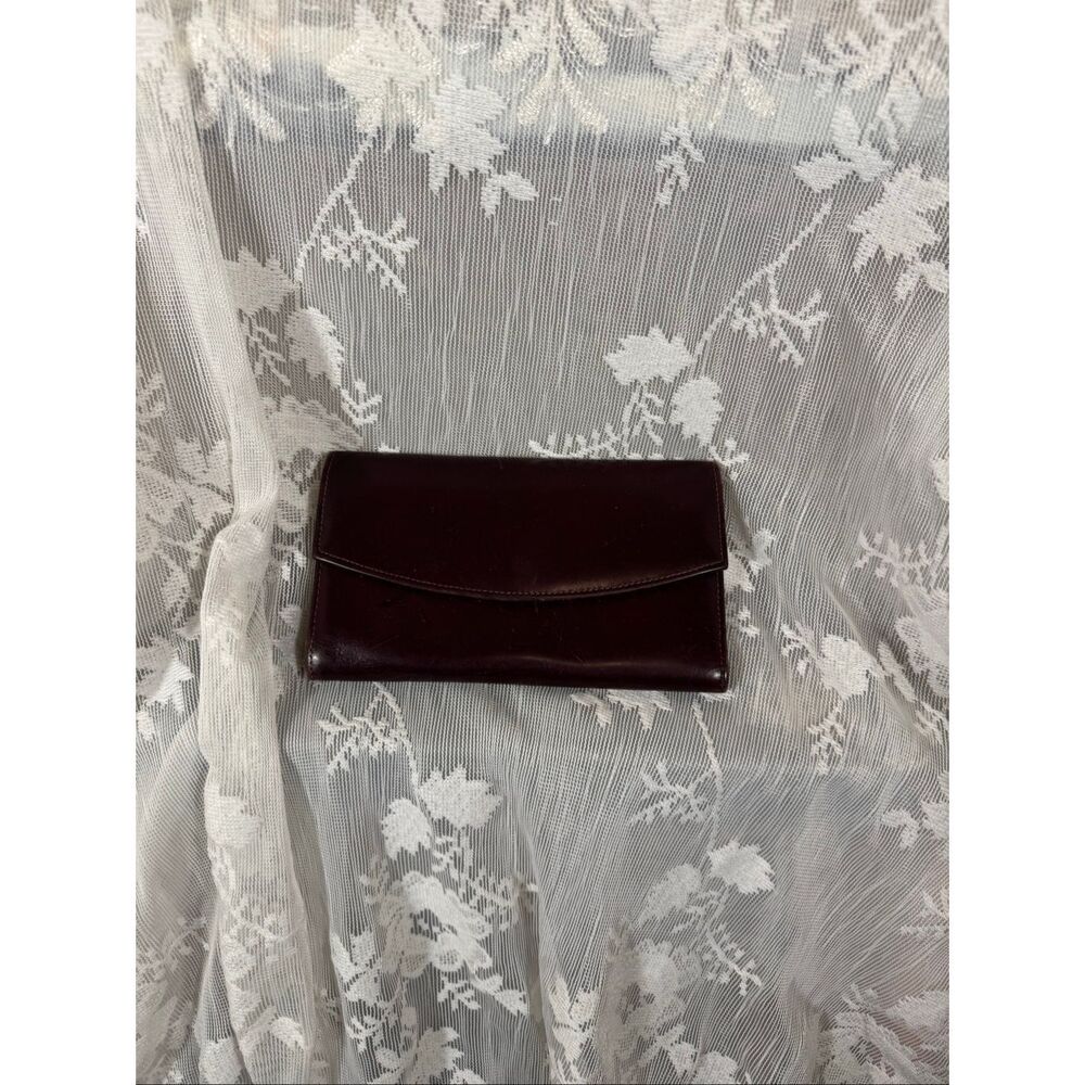 Vintage Princess Gardner Full Grain Cowhide Leather Wallet – Brown | Checkbook O